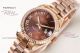 Ladies Rolex Datejust Rose Gold Brown Dial Copy Watches (10)_th.jpg